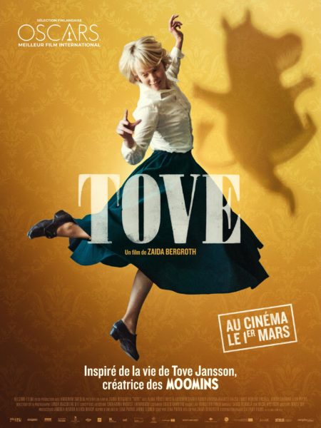 Affiche du film Tove qui annonce la sortie nationale du film le 1er mars 2023