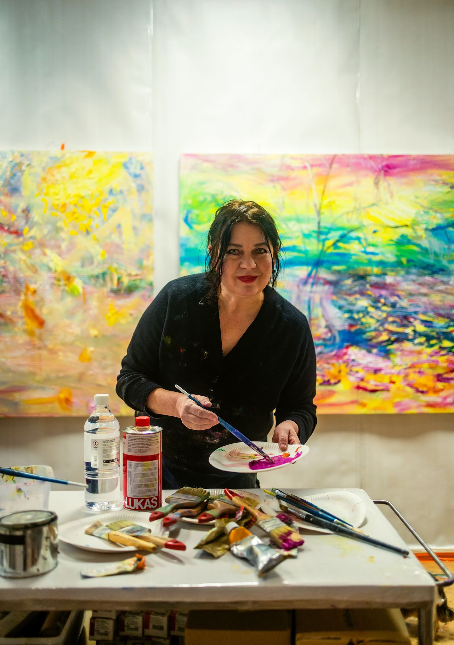 Nanna Susi at her studio in Helsinki